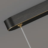 Contemporary Crystal Linear Kitchen Pendant Light Image - 8