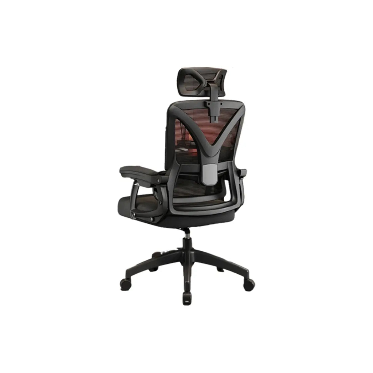Contemporary Ergonomic Home Swivel White Mesh Office Chair Image - 10