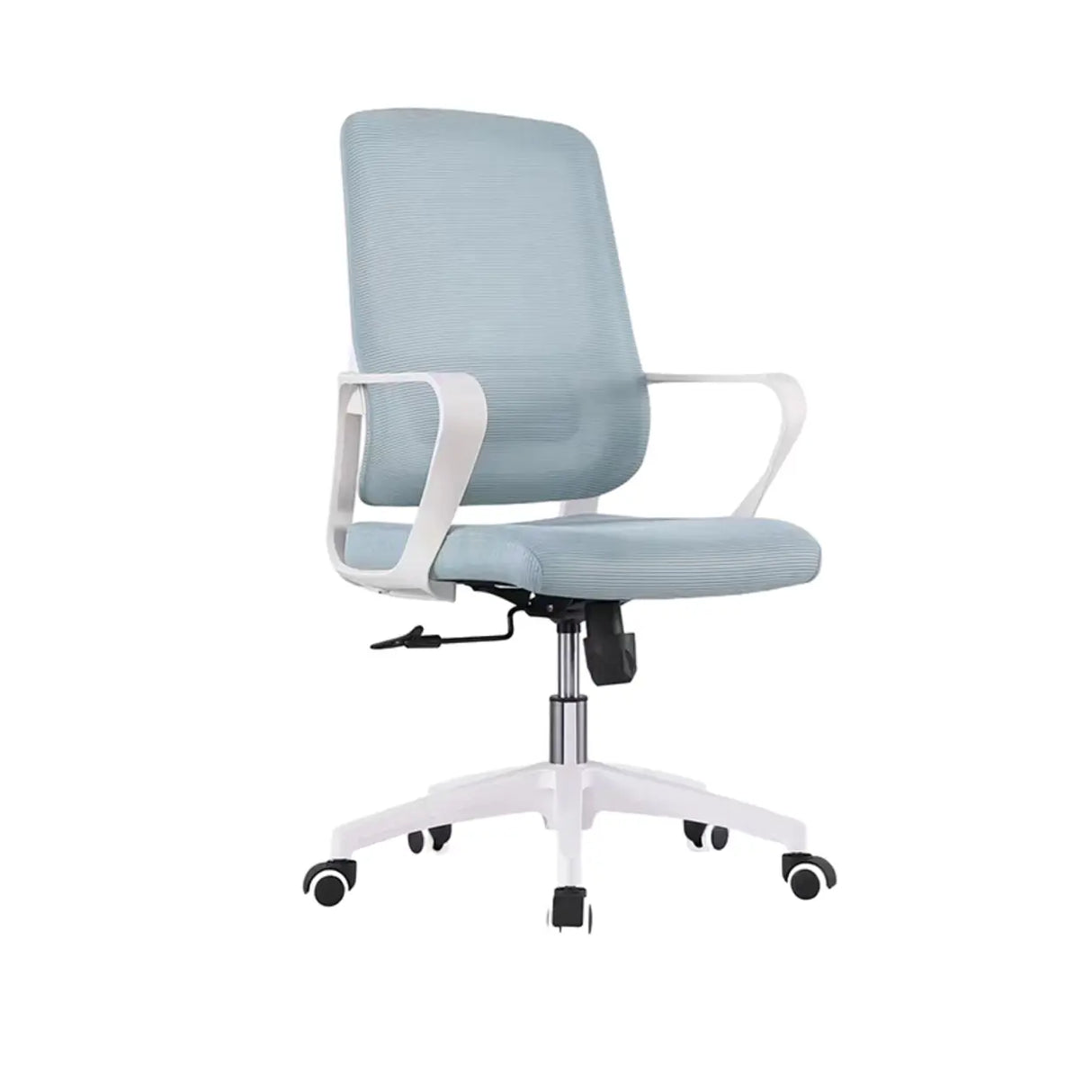 Contemporary Ergonomic Mesh Swivel Office Grey Office Chair Image - 5