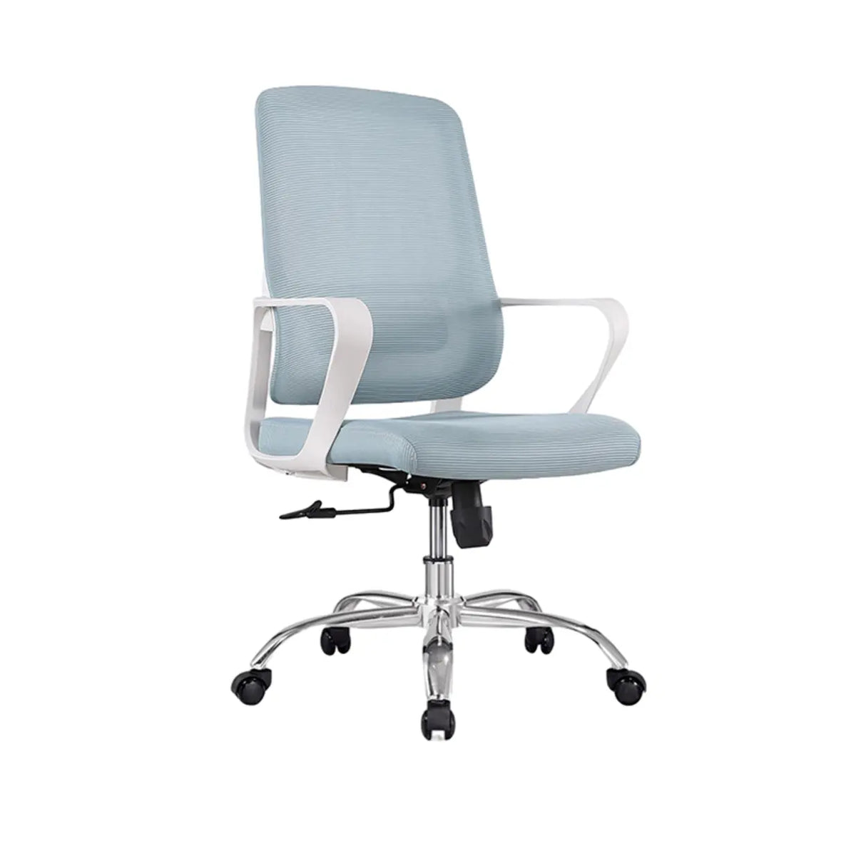 Contemporary Ergonomic Mesh Swivel Office Grey Office Chair Image - 6