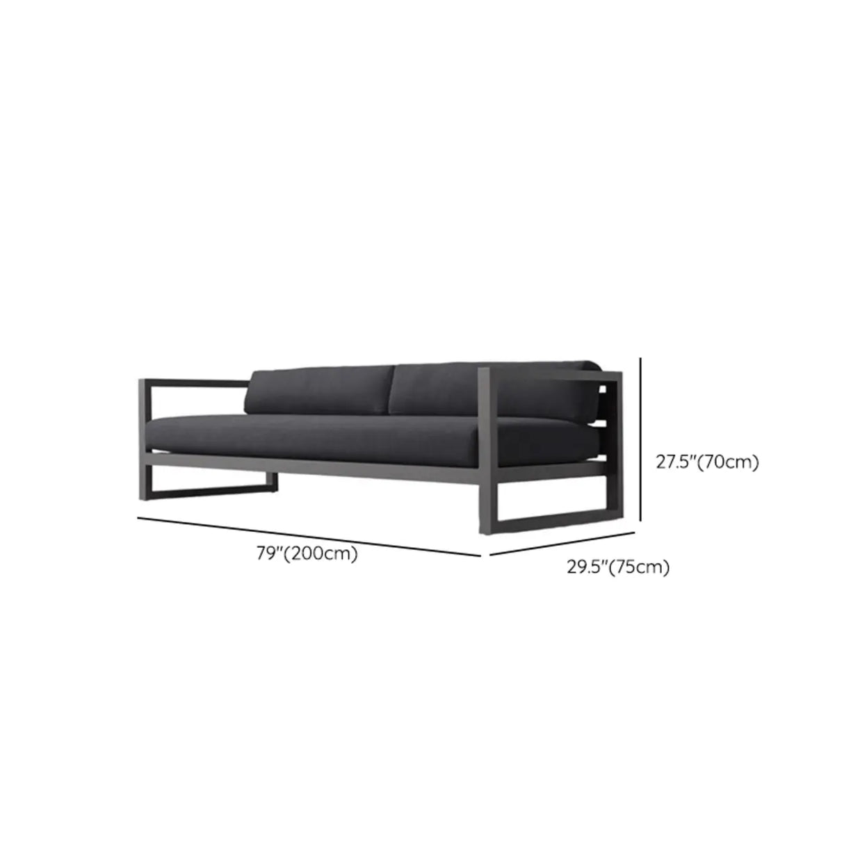 Contemporary Fade Resistant Metal Beige Outdoor Patio Set Image - 16