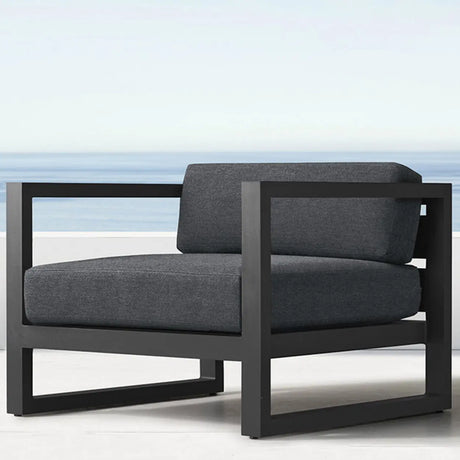Contemporary Fade Resistant Metal Beige Outdoor Patio Set Image - 2