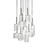 Contemporary Glass Cylinder Dining Pendant Light Image - 7