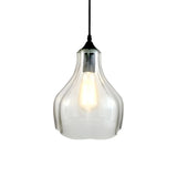 Contemporary Glass Unique-Shaped Pendant Light Image - 4