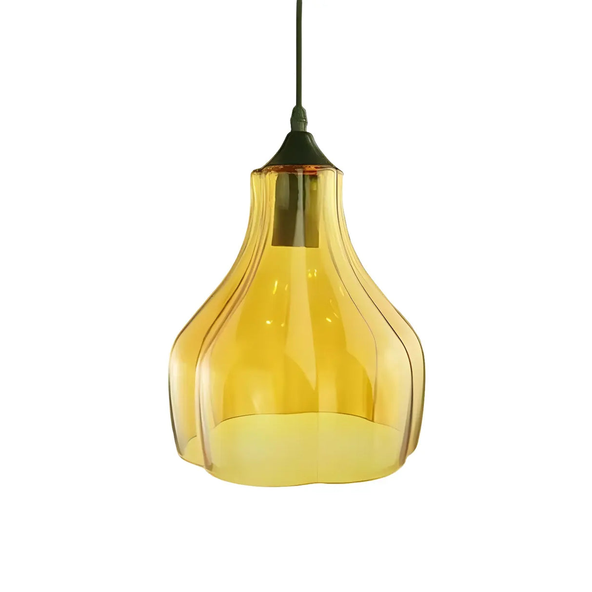 Contemporary Glass Unique-Shaped Pendant Light Image - 8