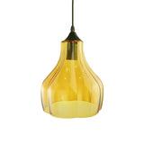 Contemporary Glass Unique-Shaped Pendant Light Image - 8