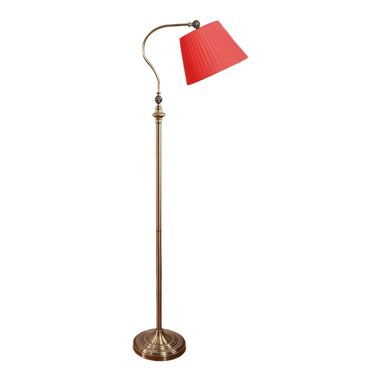 Contemporary Gold Dome Metal Living Room Floor Lamp Image - 3
