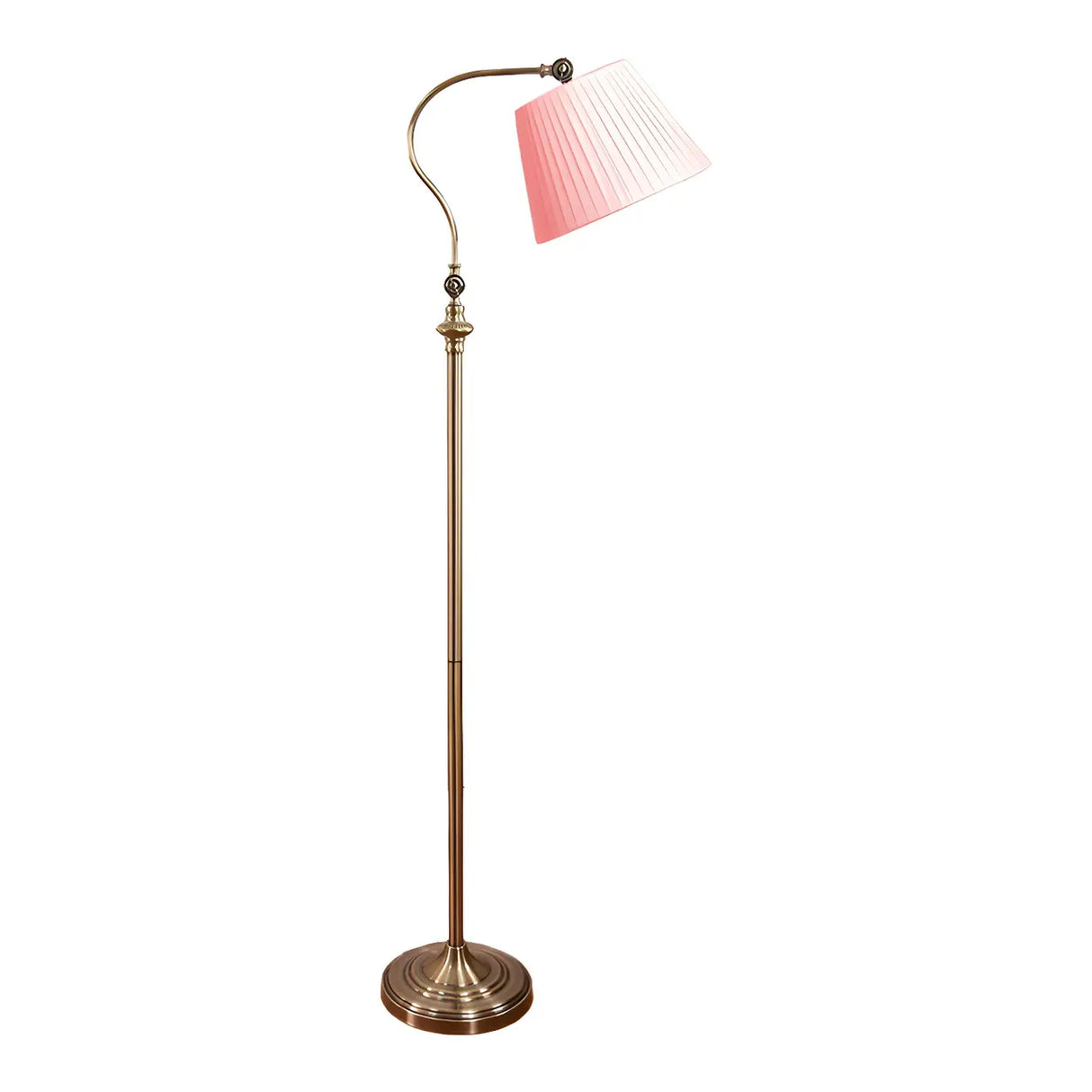 Contemporary Gold Dome Metal Living Room Floor Lamp Image - 6