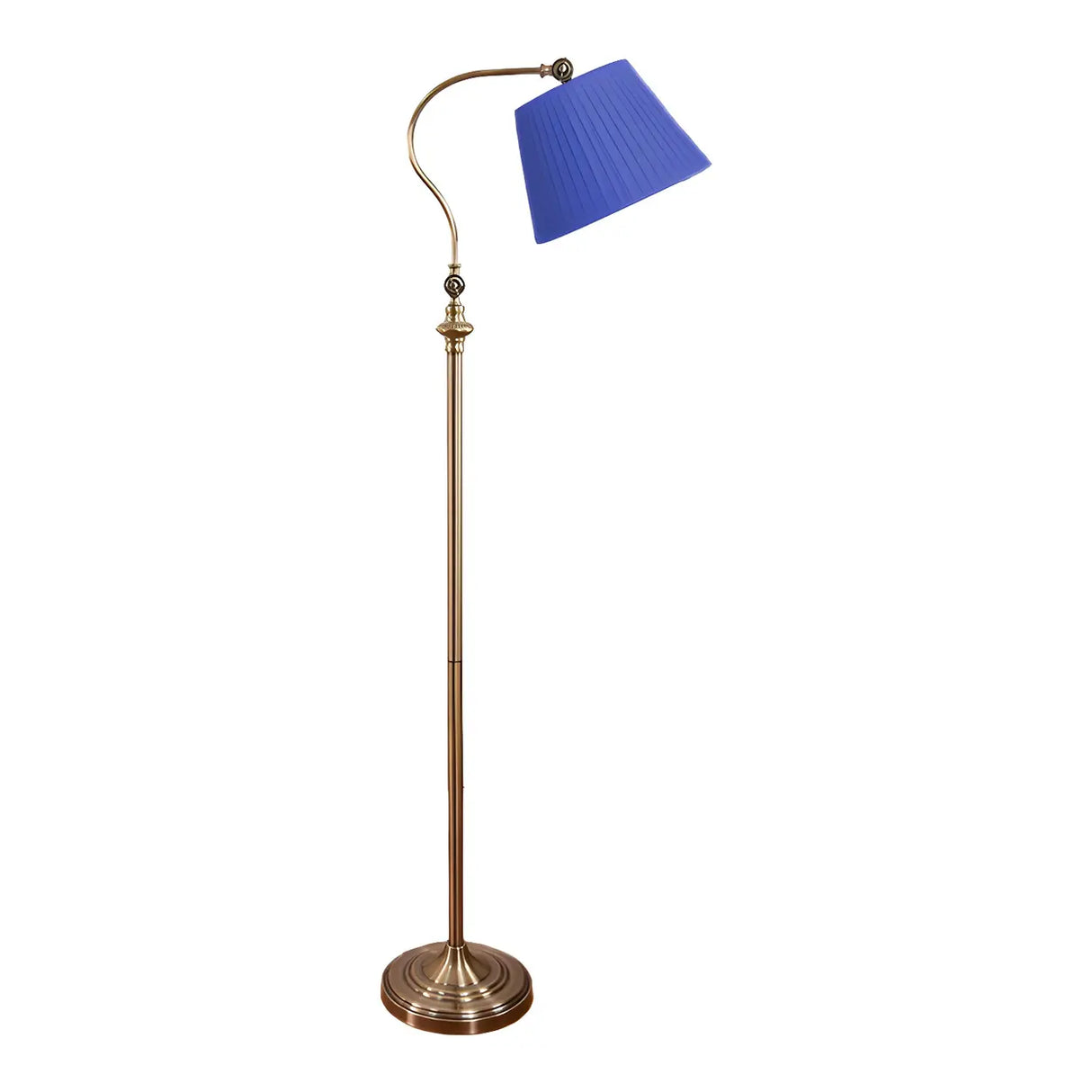 Contemporary Gold Dome Metal Living Room Floor Lamp Image - 7