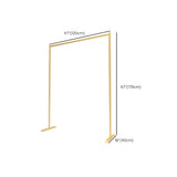 Contemporary Gold Metal Freestanding Entryway Coat Rack Image - 27