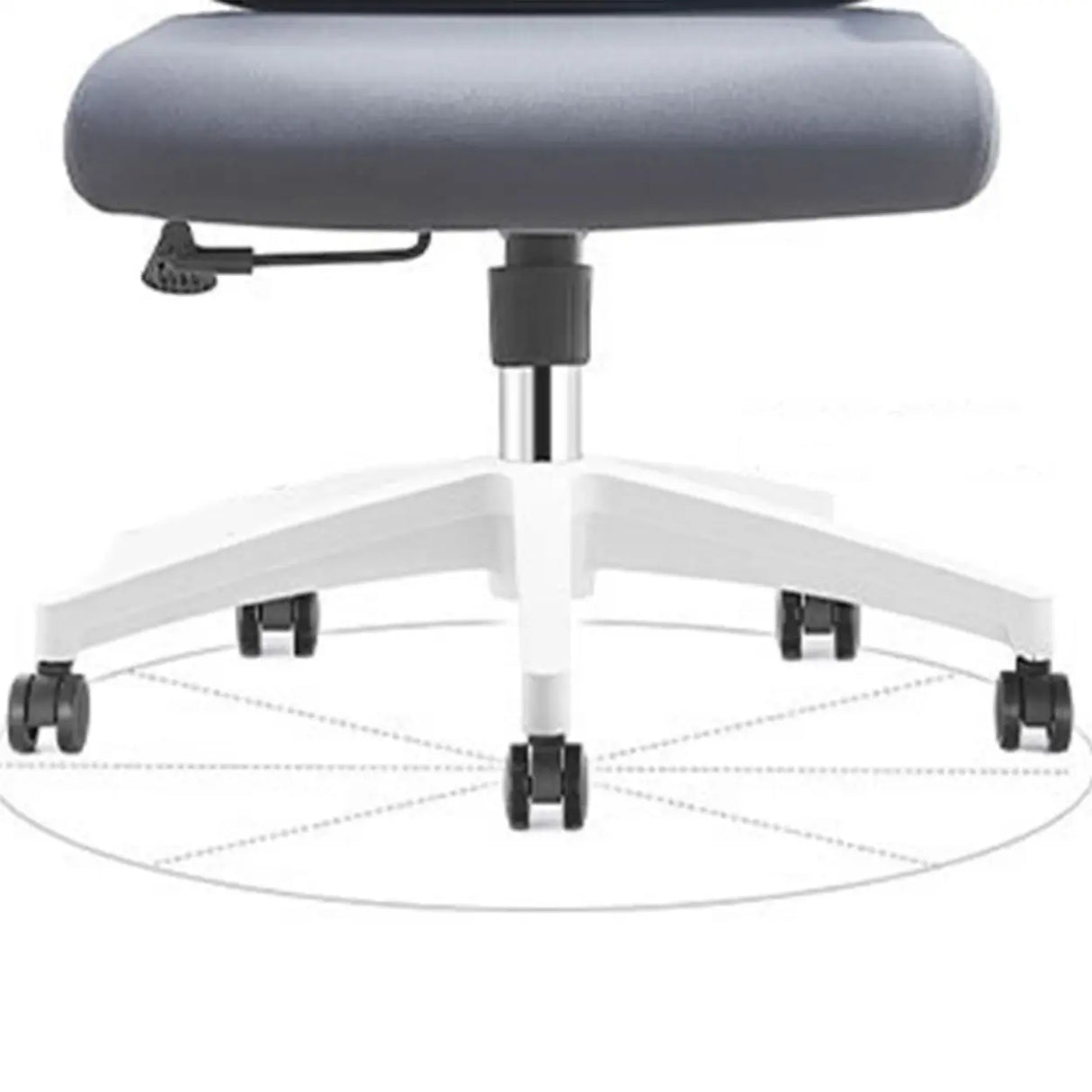Contemporary Green Mesh Ergonomic Office Chair with Armrests Image - 18