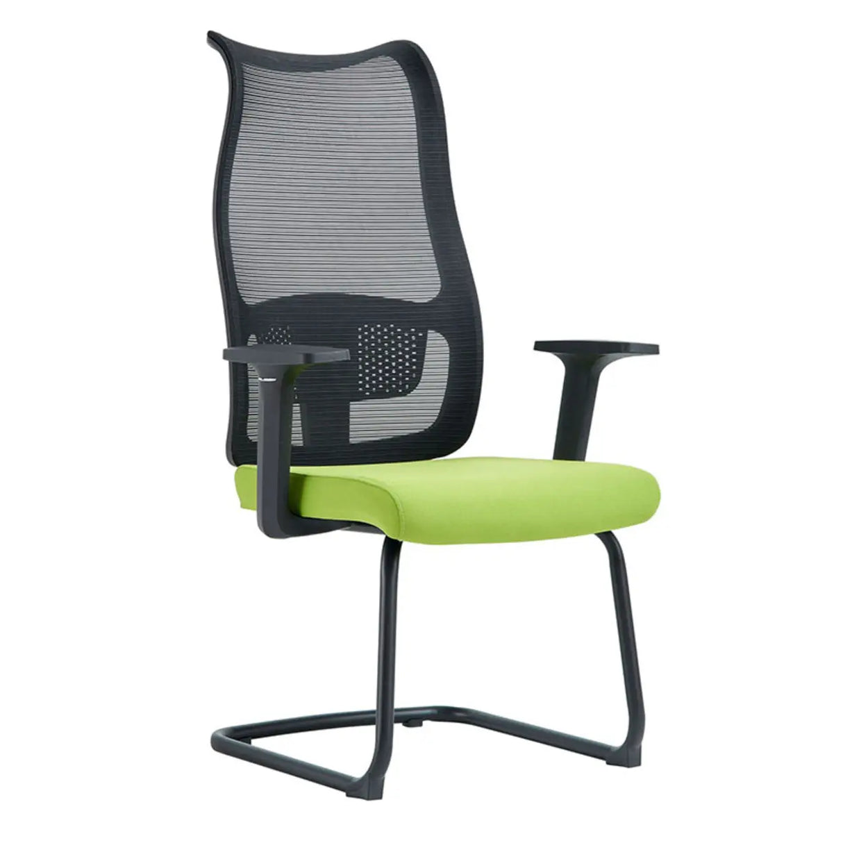 Contemporary Green Mesh Ergonomic Office Chair with Armrests Image - 20