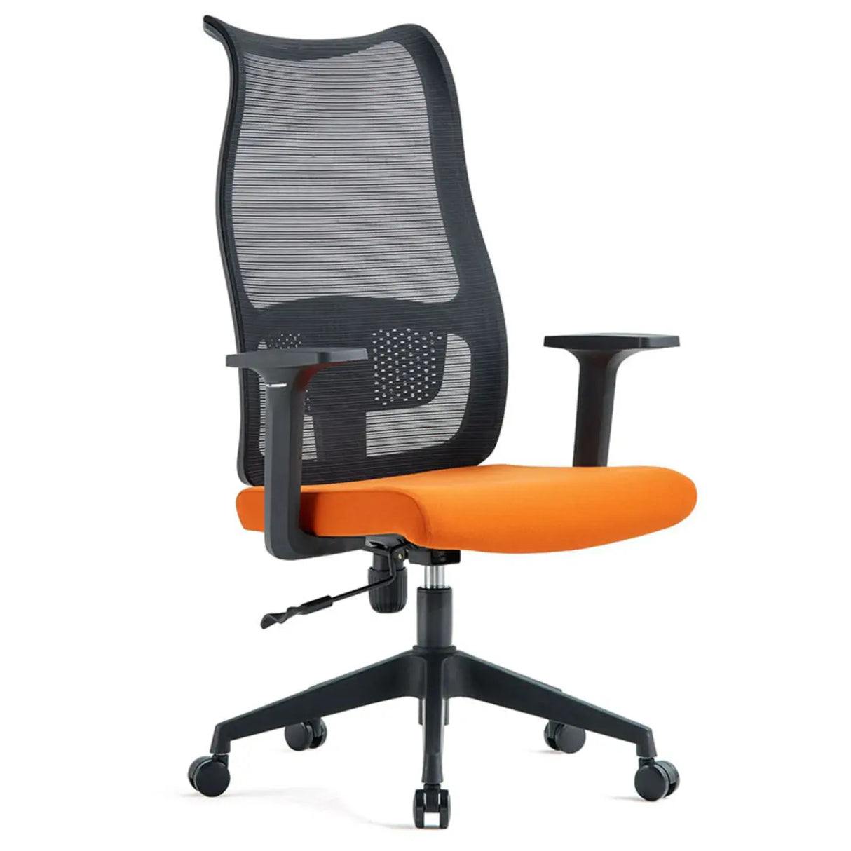 Contemporary Green Mesh Ergonomic Office Chair with Armrests Image - 2