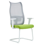 Contemporary Green Mesh Ergonomic Office Chair with Armrests Image - 13