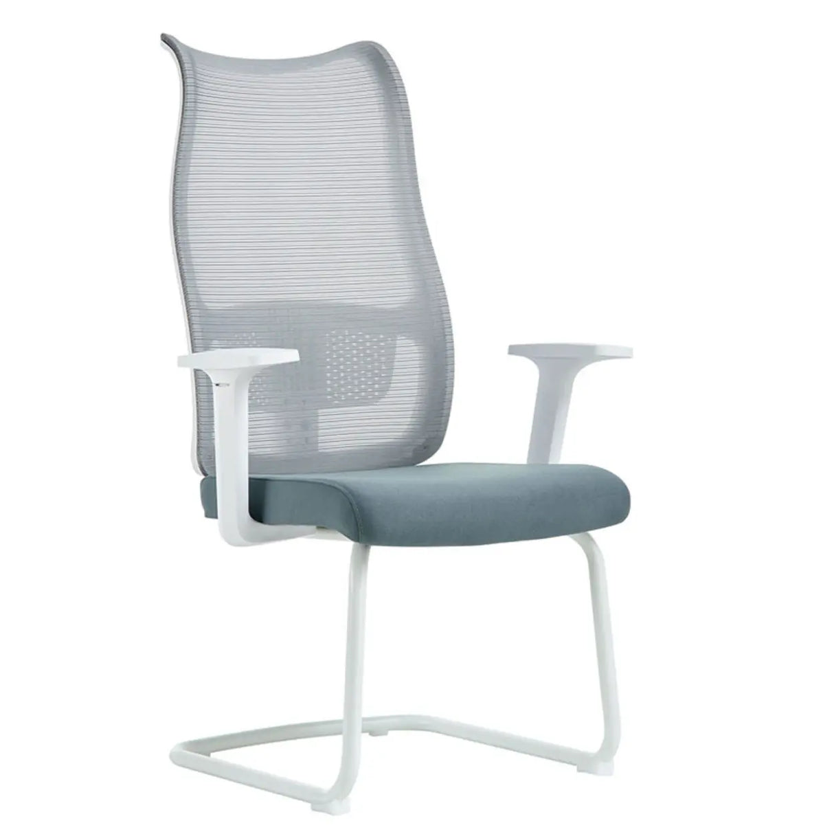 Contemporary Green Mesh Ergonomic Office Chair with Armrests Image - 15