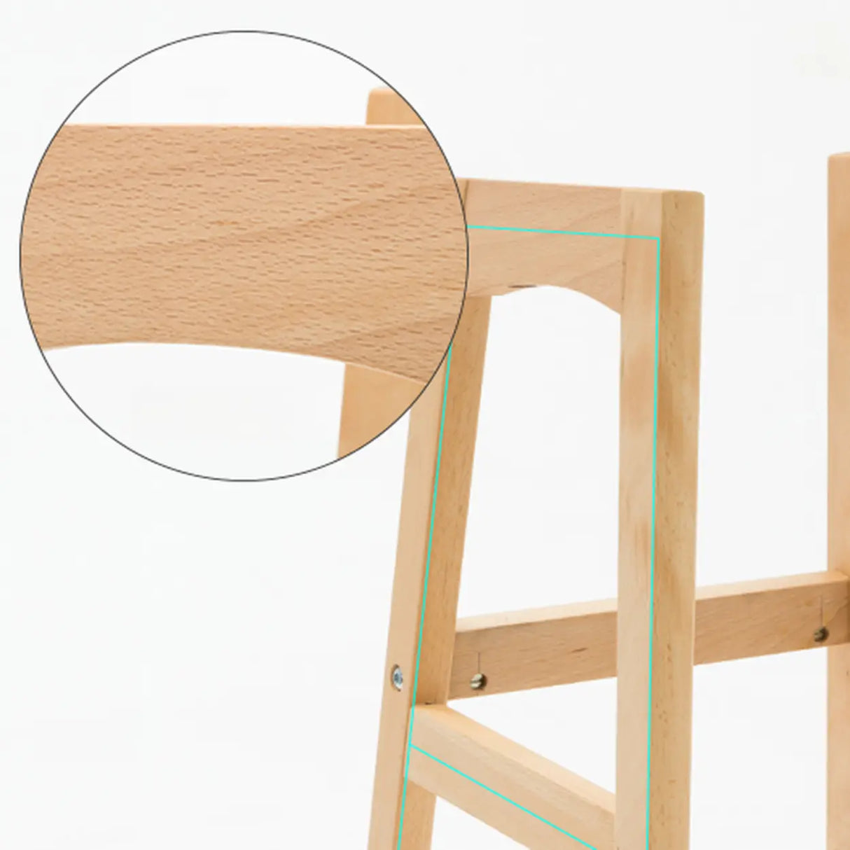 Contemporary Green Upholstered Bucket Bar Stools with Backrest Image - 11