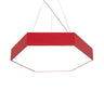 Contemporary Hexagon Metal Black Indoor Pendant Light Image - 6