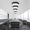 Contemporary Hexagon Metal Black Indoor Pendant Light Image - 9