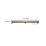 Contemporary Khaki Stone Long TV Stand with Drawers Image - 17