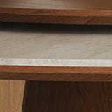 Contemporary Lazy Susan Rotating Tray Round Dining Table Image - 7