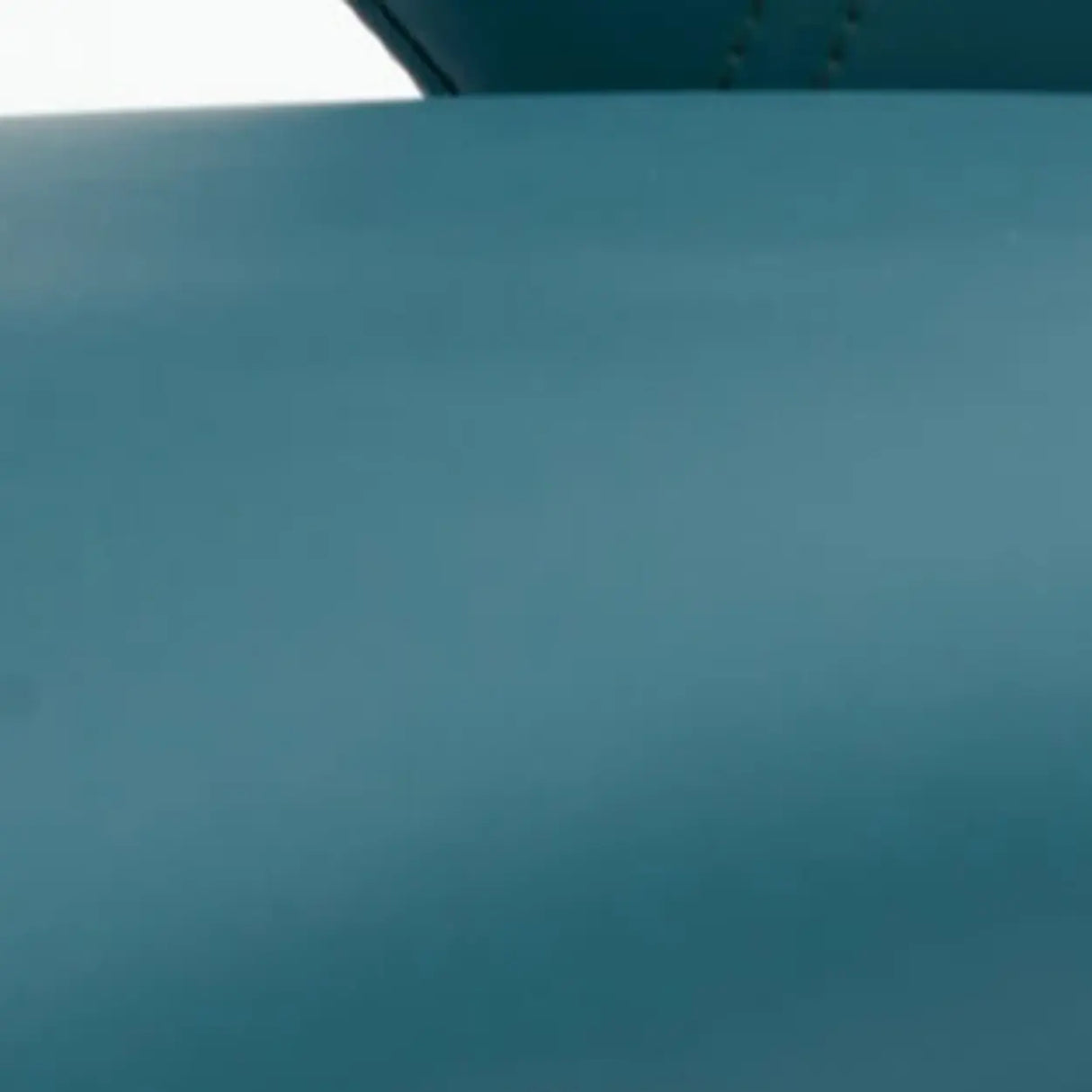 Contemporary Leather Curved Back Bar Stool with Metal Legs Image - 14