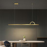 Contemporary Linear and Arch Island Pendant Light Image - 3