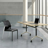Contemporary Mesh Metal Task Office Black Chairs Image - 1