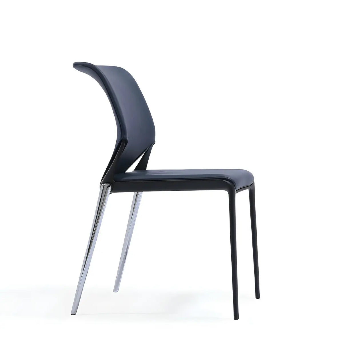 Contemporary Mesh Metal Task Office Black Chairs Image - 3