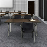 Contemporary Mesh Metal Task Office Black Chairs Image - 4