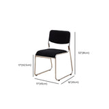 Contemporary Metal Frame Black Leather Task Office Chair Image - 16