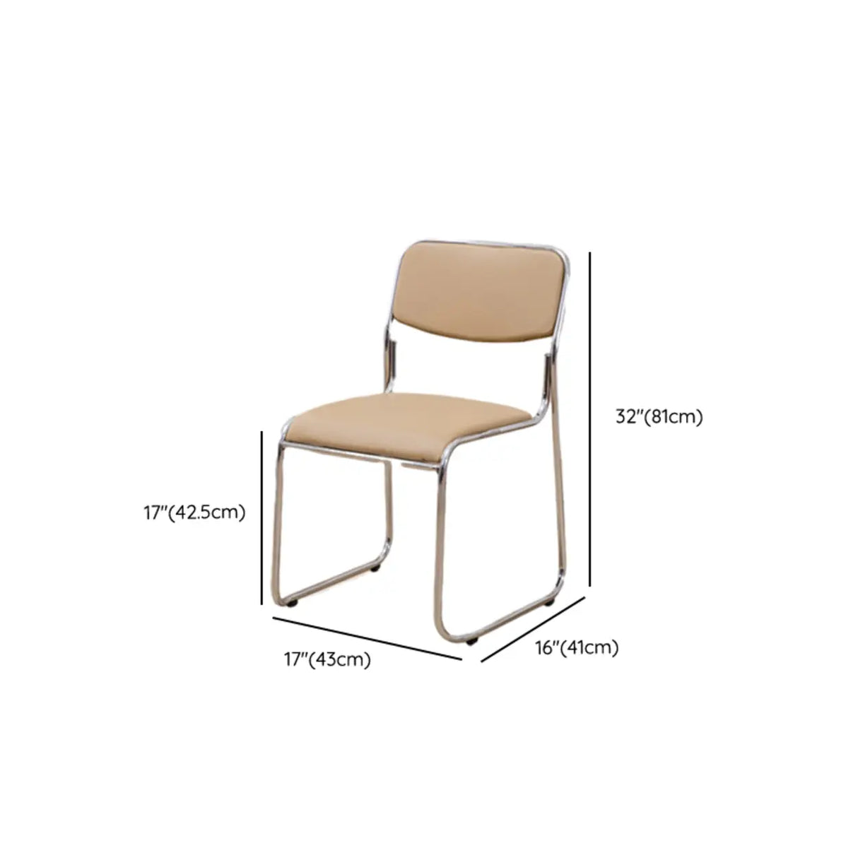 Contemporary Metal Frame Black Leather Task Office Chair Image - 17