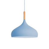 Contemporary Metal Teardrop-Shaped Pendant Light Image - 6
