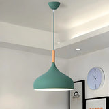 Contemporary Metal Teardrop-Shaped Pendant Light Image - 7