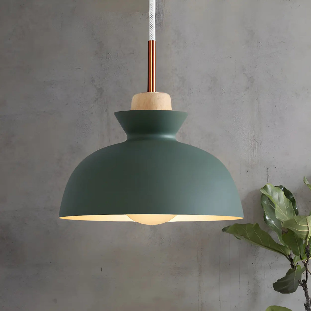 Contemporary Mini Cone Dome Metal Pendant Light Image - 16