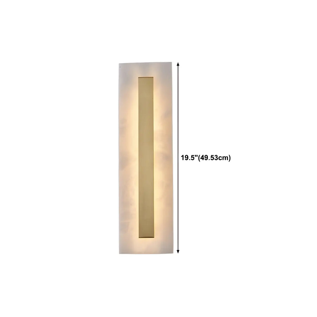 Contemporary Oval Stone White Alabaster Bedroom Wall Sconce Image - 25