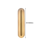 Contemporary Oval Stone White Alabaster Bedroom Wall Sconce Image - 26
