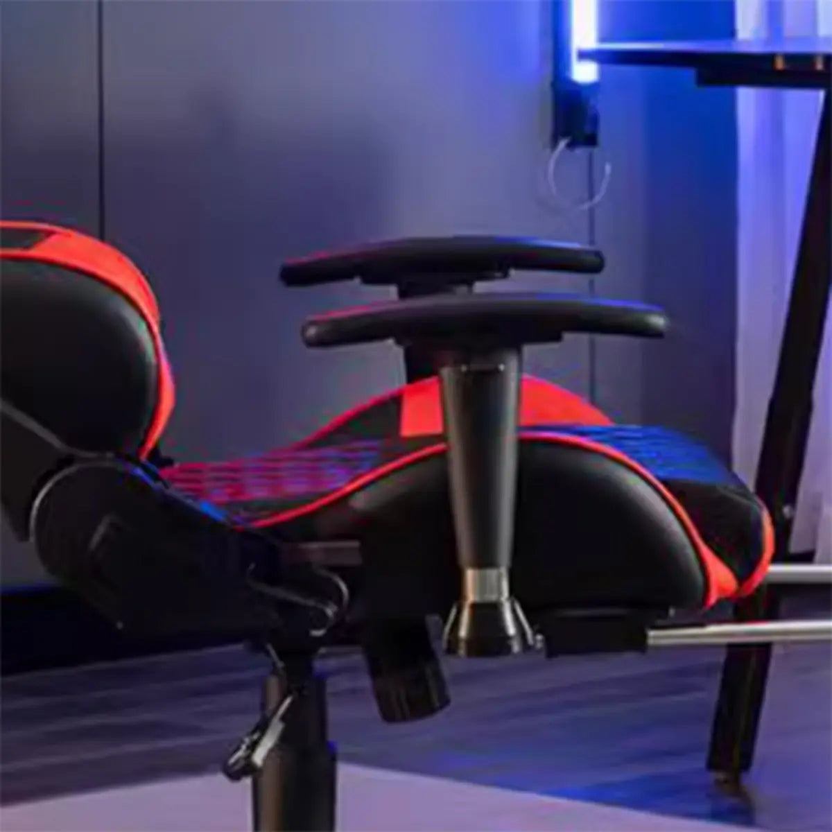 Contemporary Racing Swivel PU Leather Gaming Office Chair Image - 11