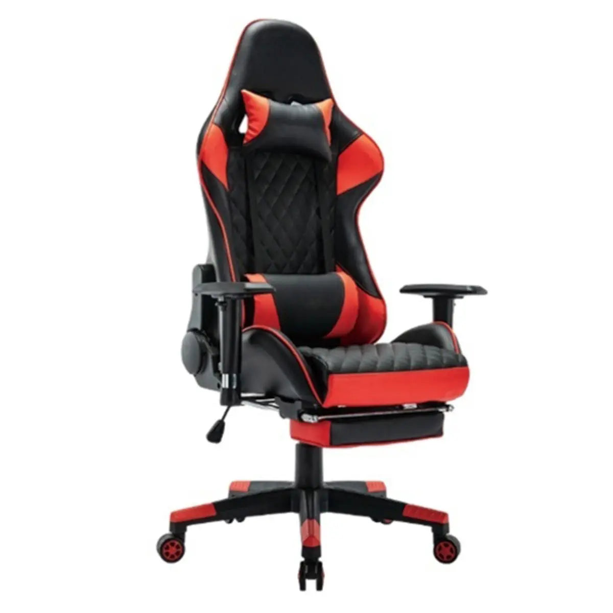 Contemporary Racing Swivel PU Leather Gaming Office Chair Image - 5