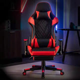 Contemporary Racing Swivel PU Leather Gaming Office Chair Image - 6