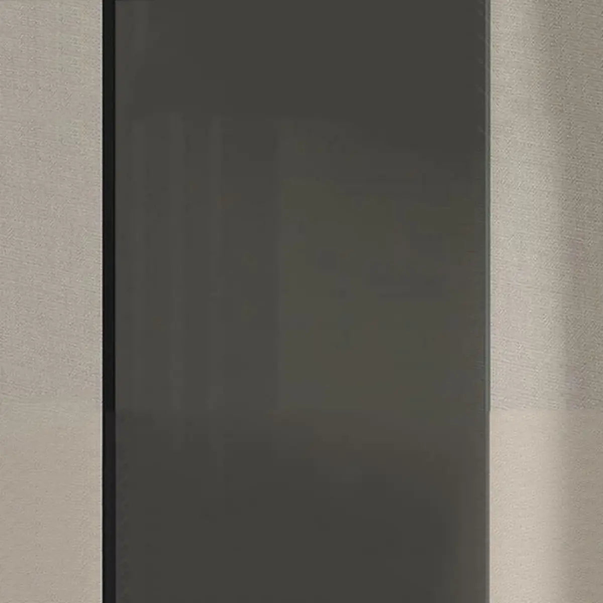 Contemporary Rectangular Black Glass Console Table Image - 11