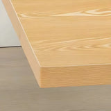 Contemporary Rectangular Black Wood Dining Table Image - 14
