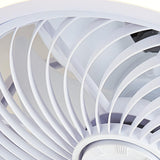 Contemporary Round Bladeless LED Ceiling Fan with Light Image - 14