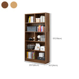 Contemporary Simple White Vertical Display Bookcase #size