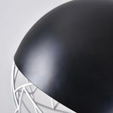 Contemporary Sphere Metal Dining Room White Pendant Light Image - 6