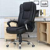 Contemporary Swivel Steel Frame Office Chair with Wheels Image - 4