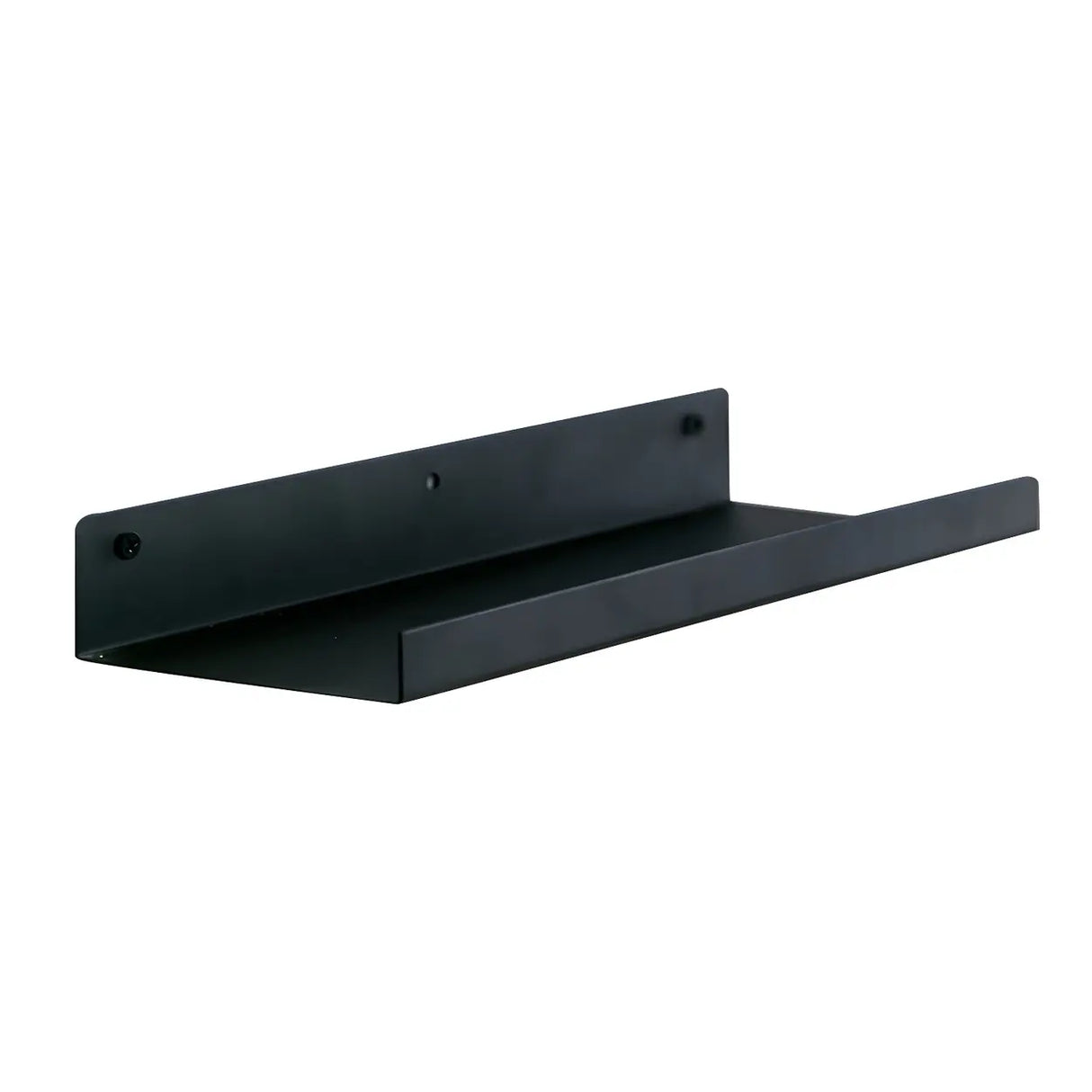 Contemporary Wall Mount Iron Floating Display Bookshelf Image - 10