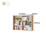 Contemporary Wall Mounted Rectangular Bookshelf White Image - 45