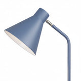 Contemporary White Cone Floor Lamp with Side Table Image - 6