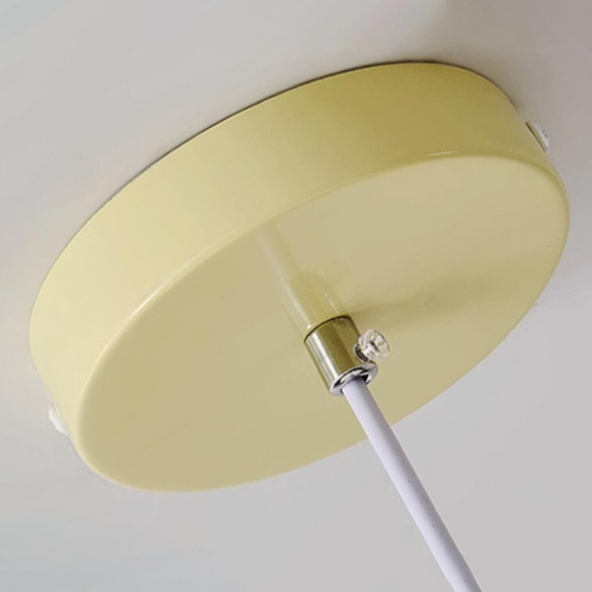 Contemporary White Glass Gourd Pendant Light Flexible Length Image - 17