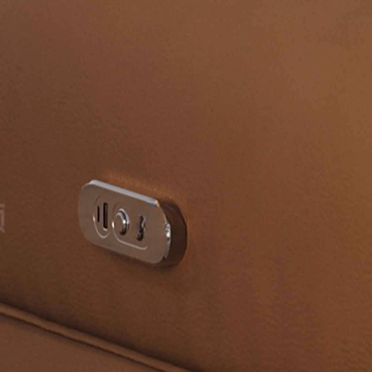 Convertible Brown Nappa Leather Reclining Sleeper Image - 8